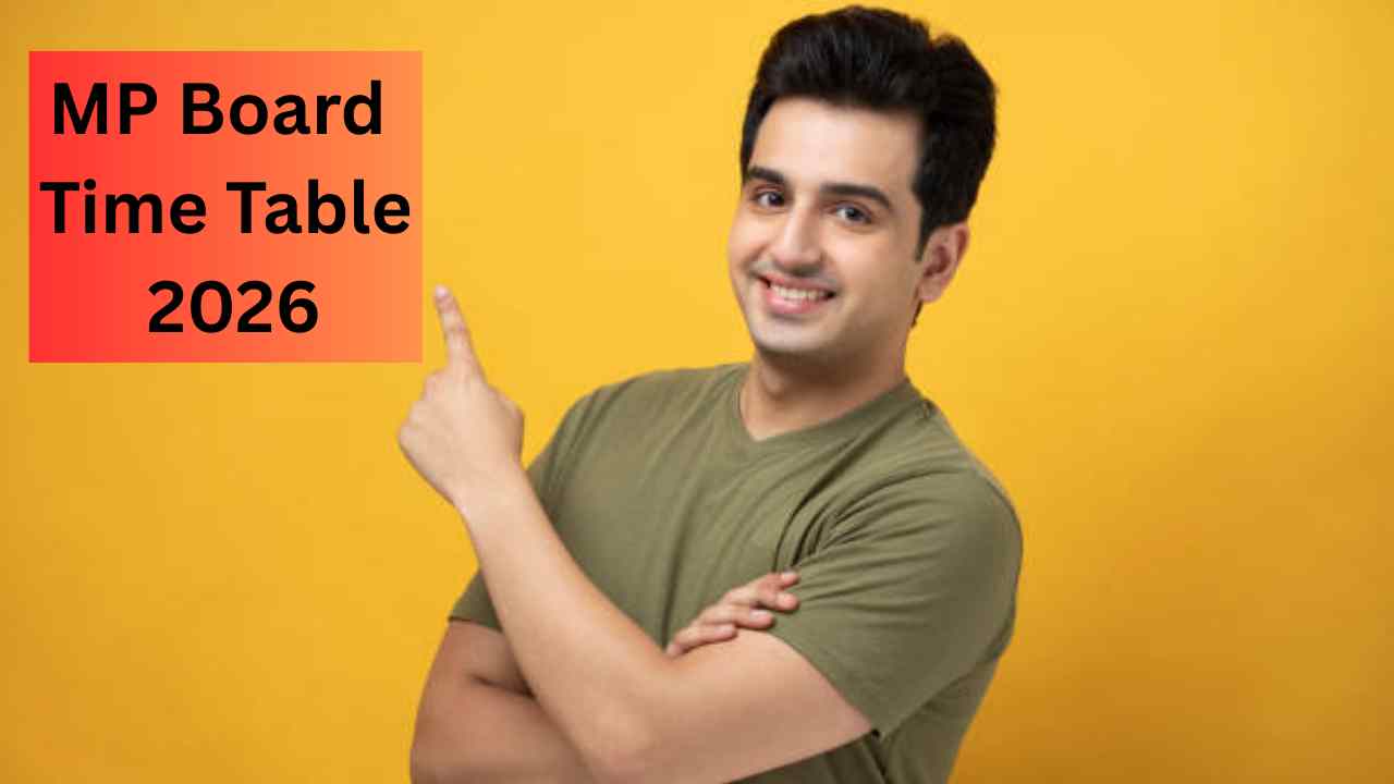MP Board Exam Date Sheet 2026